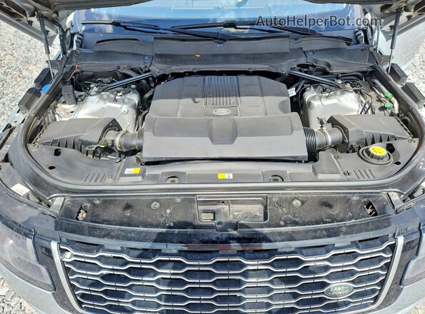 SALGS2SV0KA548244 2019 LAND ROVER RANGE Silver ძრავის განყოფილების ხედი