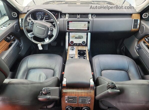 SALGS2SV0KA548244 2019 LAND ROVER RANGE Silver წინა პანელის ხედი