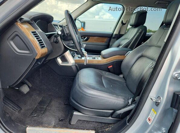 SALGS2SV0KA548244 2019 LAND ROVER RANGE Silver წინა სალონის ხედი
