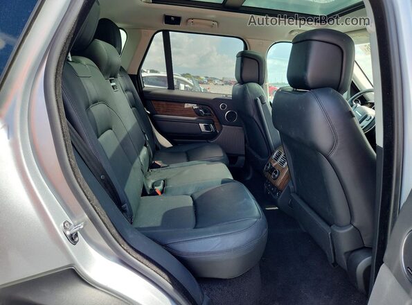 SALGS2SV0KA548244 2019 LAND ROVER RANGE Silver უკანა სალონის ხედი