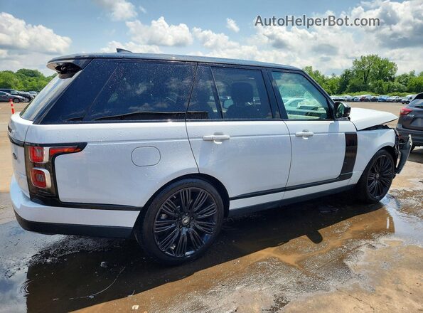 SALGS2SV0KA567117 2019 LAND ROVER RANGE White Задня права чверть