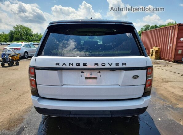SALGS2SV0KA567117 2019 LAND ROVER RANGE White Вид ззаду