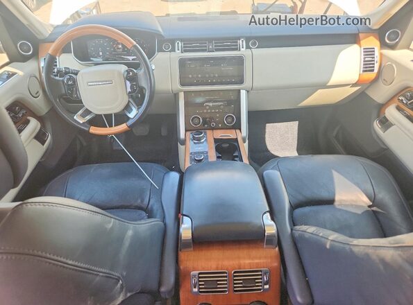 SALGS2SV1KA521554 2019 LAND ROVER RANGE White Widok deski rozdzielczej