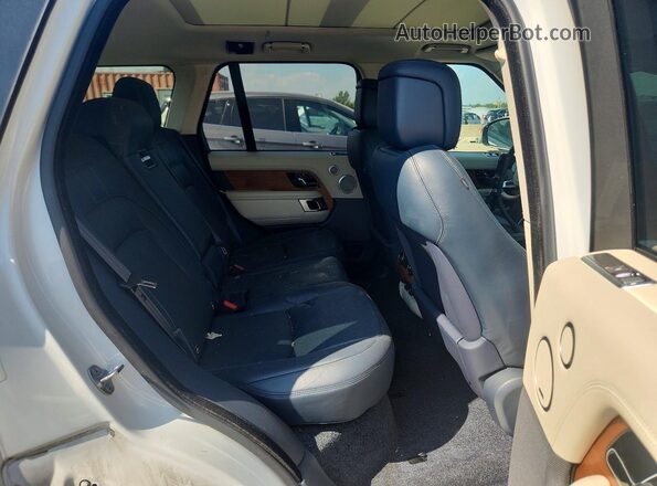 SALGS2SV1KA521554 2019 LAND ROVER RANGE White Widok tylnych siedzeń