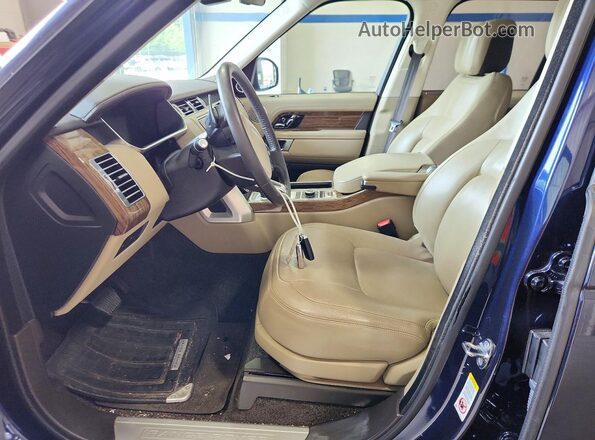 SALGS2SV1KA547054 2019 LAND ROVER RANGE Black Front interior view