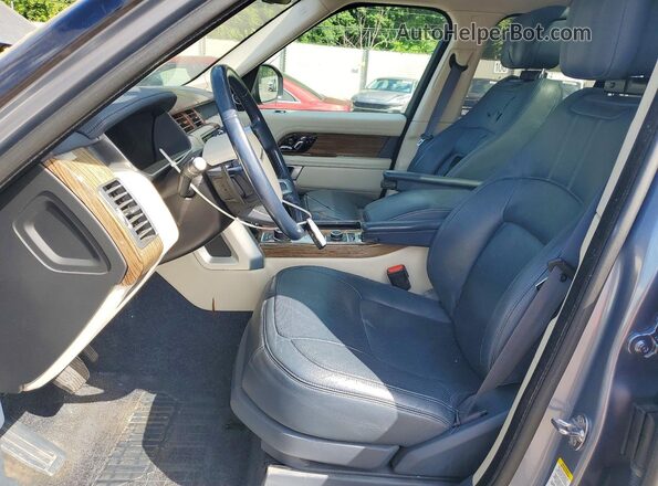 SALGS2SV3KA539571 2019 LAND ROVER RANGE Серебряный Вид салона спереди