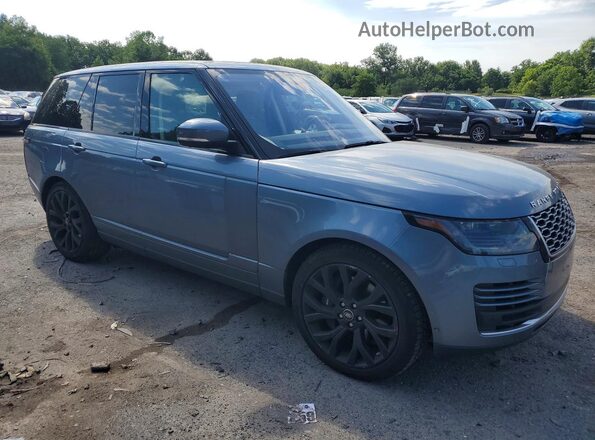 SALGS2SV3KA539571 2019 LAND ROVER RANGE Серебряный Передняя правая четверть
