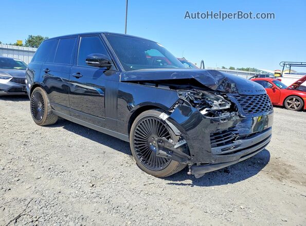 SALGS2SV3KA557505 2019 LAND ROVER RANGE Black Przód prawy