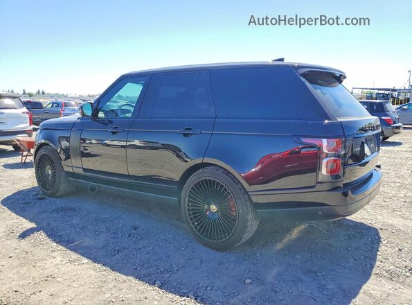 SALGS2SV3KA557505 2019 LAND ROVER RANGE Black Tył lewy