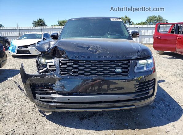 SALGS2SV3KA557505 2019 LAND ROVER RANGE Black Widok z przodu