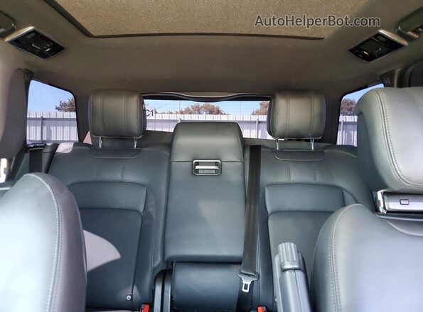 SALGS2SV3KA557505 2019 LAND ROVER RANGE Black Widok tylnych siedzeń