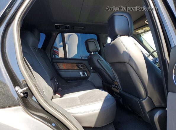 SALGS2SV3KA557505 2019 LAND ROVER RANGE Black Widok wnętrza z tyłu