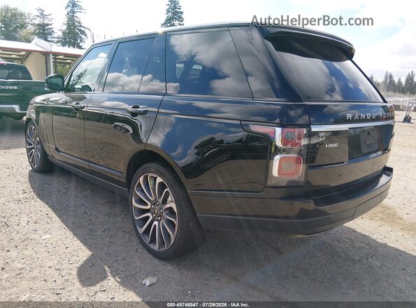 SALGS2SV4JA385936 2018 LAND ROVER RANGE ROVER Black Tył lewy