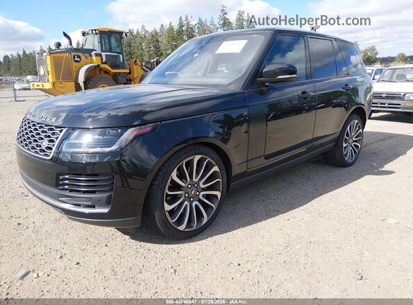 SALGS2SV4JA385936 2018 LAND ROVER RANGE ROVER Black Przód lewy