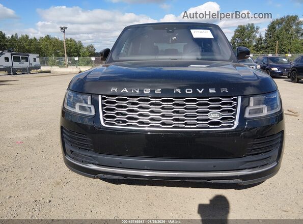 SALGS2SV4JA385936 2018 LAND ROVER RANGE ROVER Black Widok zestawu wskaźników