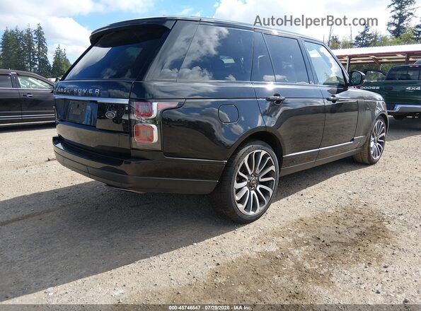 SALGS2SV4JA385936 2018 LAND ROVER RANGE ROVER Black Tył prawy
