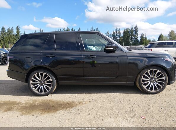 SALGS2SV4JA385936 2018 LAND ROVER RANGE ROVER Black Widok wnętrza z tyłu