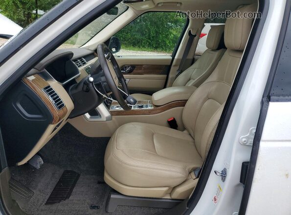 SALGS2SV4KA566729 2019 LAND ROVER RANGE White Սալոնի դիմացի տեսք