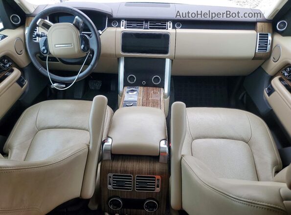 SALGS2SV4KA566729 2019 LAND ROVER RANGE White Առջևի վահանակի տեսք