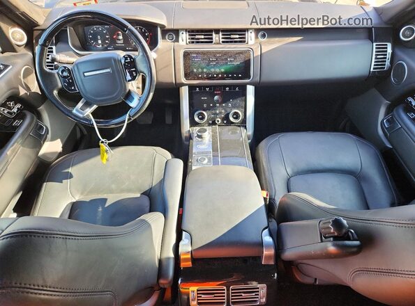 SALGS2SV5JA389526 2018 LAND ROVER RANGE Gray Առջևի վահանակի տեսք
