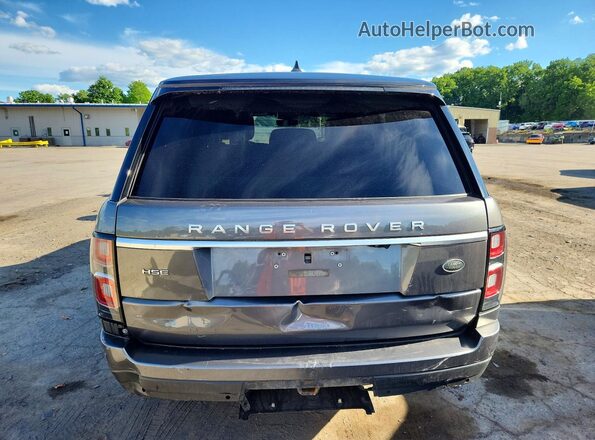 SALGS2SV5JA389526 2018 LAND ROVER RANGE Gray Հետևի տեսք