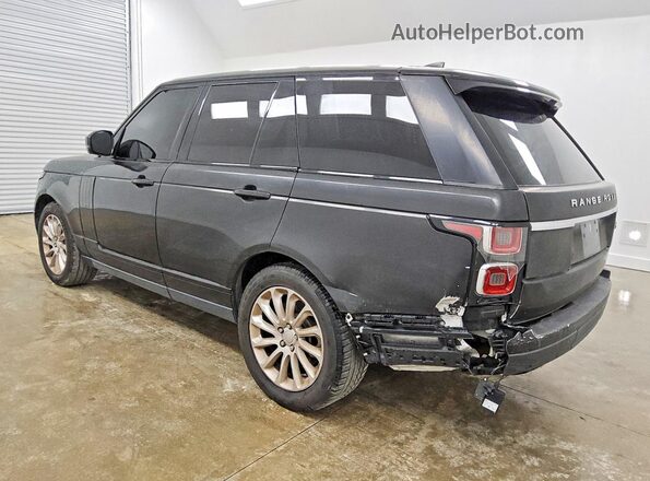 SALGS2SV6JA508507 2018 LAND ROVER RANGE Black Задня ліва чверть