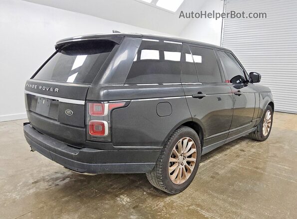 SALGS2SV6JA508507 2018 LAND ROVER RANGE Black Задня права чверть
