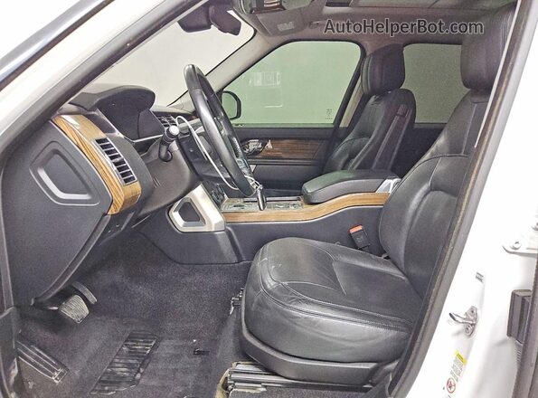 SALGS2SV6JA508507 2018 LAND ROVER RANGE Black Вид салону спереду