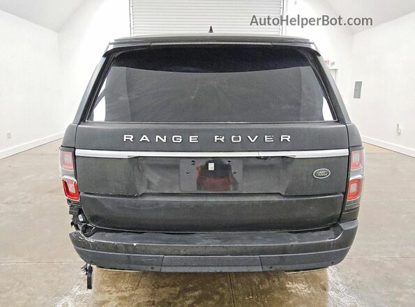 SALGS2SV6JA508507 2018 LAND ROVER RANGE Black Вид ззаду