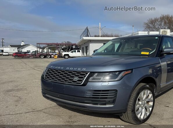 SALGS2SV7KA539380 2019 LAND ROVER RANGE ROVER Синий Передняя левая четверть