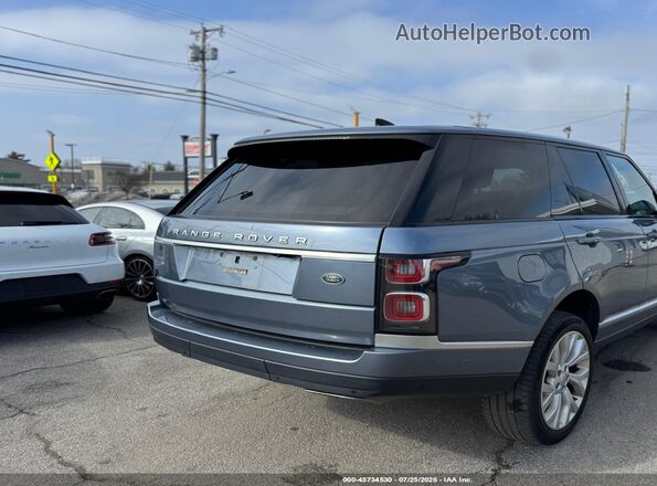 SALGS2SV7KA539380 2019 LAND ROVER RANGE ROVER Синий Задняя правая четверть