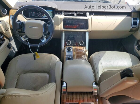 SALGS2SV8JA387625 2018 LAND ROVER RANGE White Вид панелі приладів
