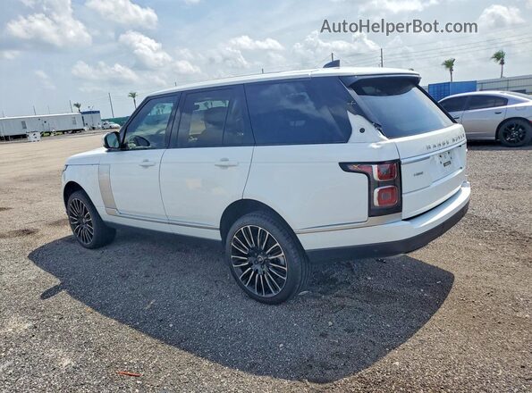 SALGS2SV8JA387625 2018 LAND ROVER RANGE White Задня ліва чверть