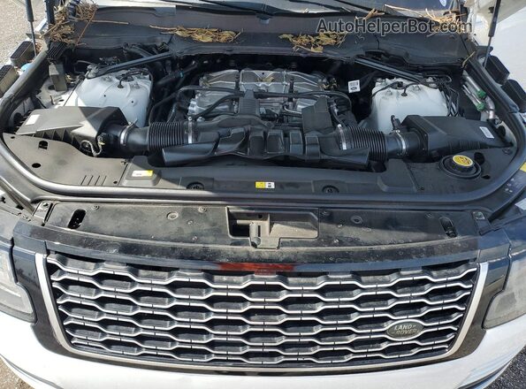 SALGS2SV8JA387625 2018 LAND ROVER RANGE White Вид підкапотного простору