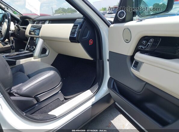 SALGS2SV8KA539999 2019 LAND ROVER RANGE ROVER White Vista interior delantera
