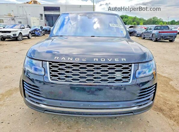 SALGS2SV8KA567592 2019 LAND ROVER RANGE Black Вид спереду