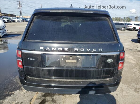 SALGS2SVXJA391966 2018 LAND ROVER RANGE Black Հետևի տեսք