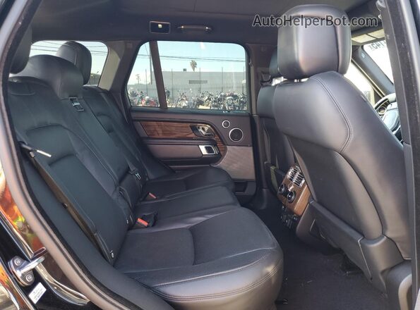 SALGS2SVXJA391966 2018 LAND ROVER RANGE Black Սալոնի հետևի տեսք