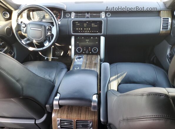 SALGS2SVXJA391966 2018 LAND ROVER RANGE Black Առջևի վահանակի տեսք