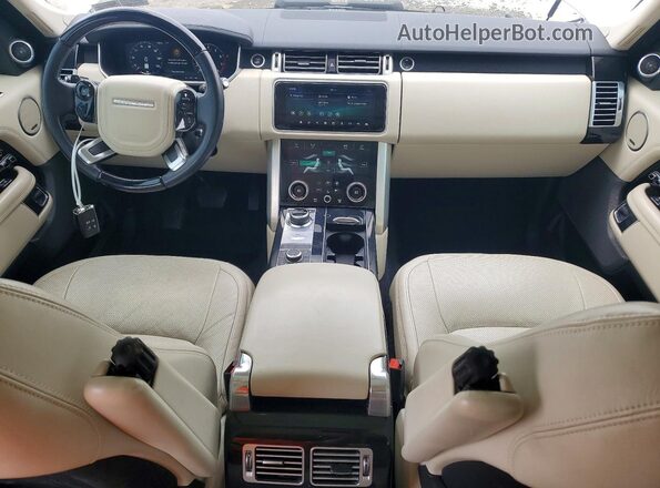 SALGS2SVXKA540832 2019 LAND ROVER RANGE White Dashboard view