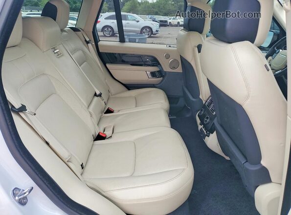 SALGS2SVXKA540832 2019 LAND ROVER RANGE White Rear interior view