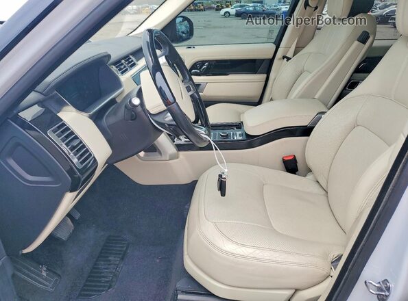 SALGS2SVXKA540832 2019 LAND ROVER RANGE White Front interior view