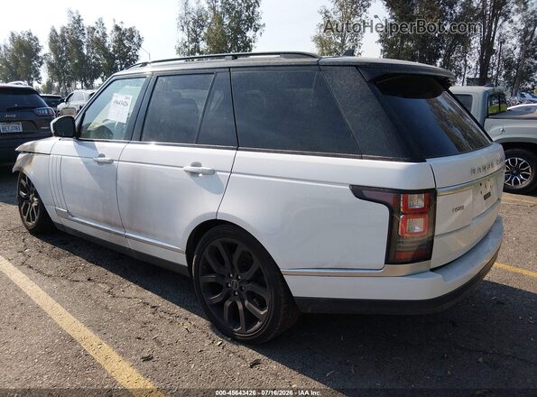 SALGS2VF1GA266853 2016 LAND ROVER RANGE ROVER White Tył lewy