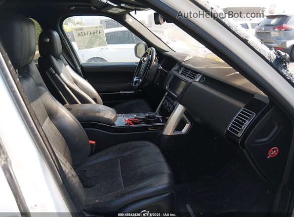 SALGS2VF1GA266853 2016 LAND ROVER RANGE ROVER White Widok wnętrza z przodu