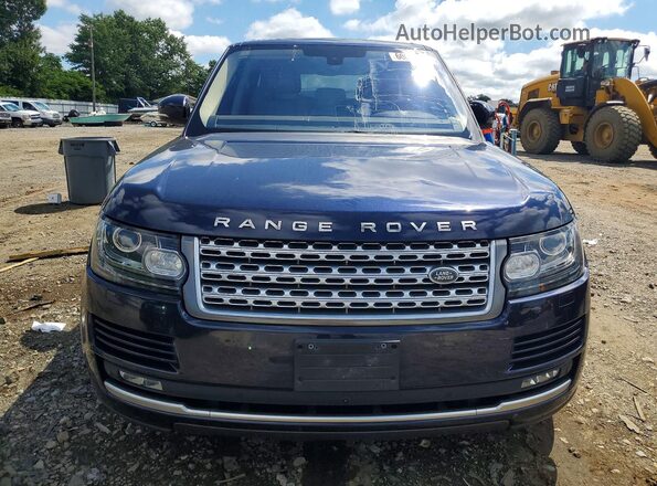 SALGS2VF6GA269649 2016 LAND ROVER RANGE Blue Vista frontal