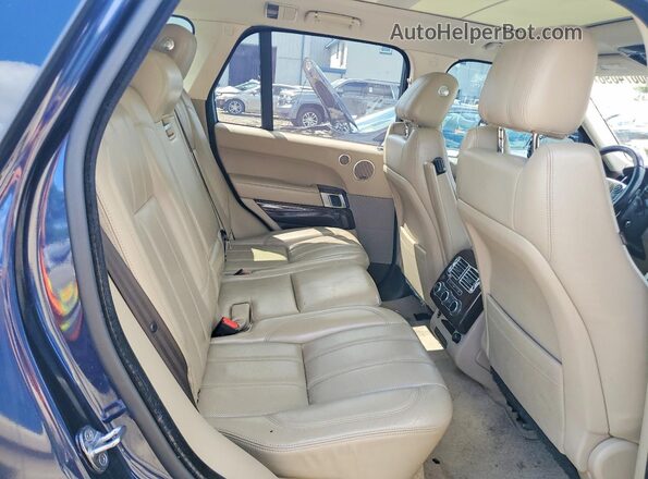 SALGS2VF6GA269649 2016 LAND ROVER RANGE Blue Vista interior trasera