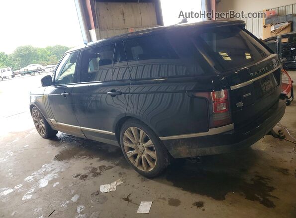 SALGS3EF2GA244785 2016 LAND ROVER RANGE Black უკანა მარცხენა