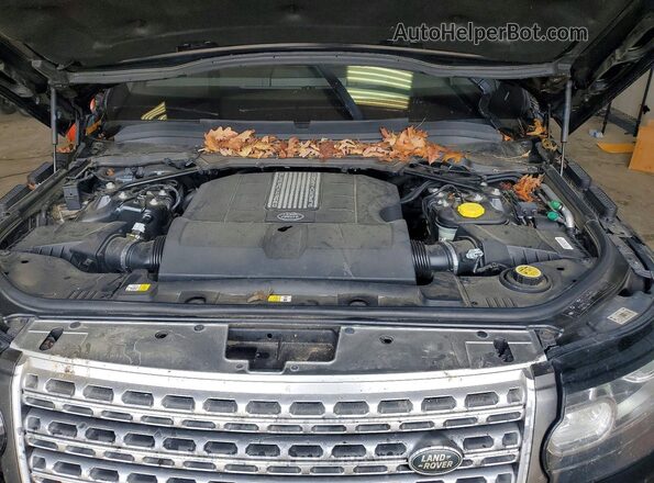 SALGS3EF2GA244785 2016 LAND ROVER RANGE Black ძრავის განყოფილების ხედი