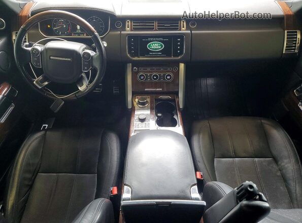 SALGS3EF2GA244785 2016 LAND ROVER RANGE Black წინა პანელის ხედი