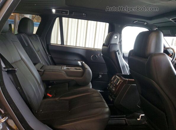 SALGS3EF2GA244785 2016 LAND ROVER RANGE Black უკანა სალონის ხედი